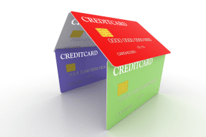 Credit card house