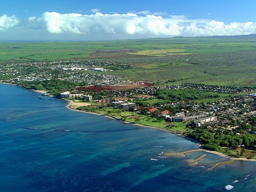 North Kihei aerial shot