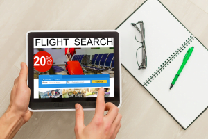 Air Ticket Flight Booking Concept