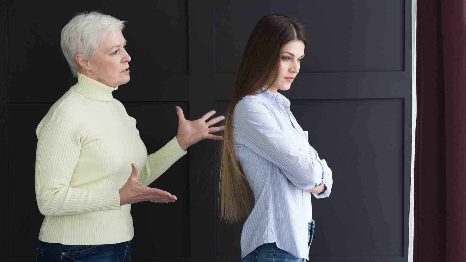 Angry Mother and Daughter