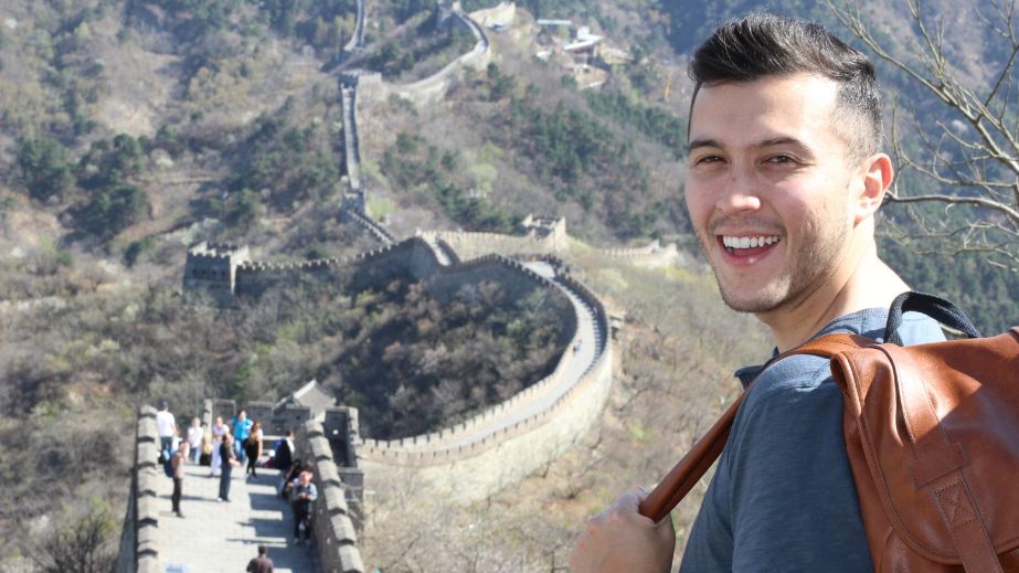 Visiting the Great Wall of China