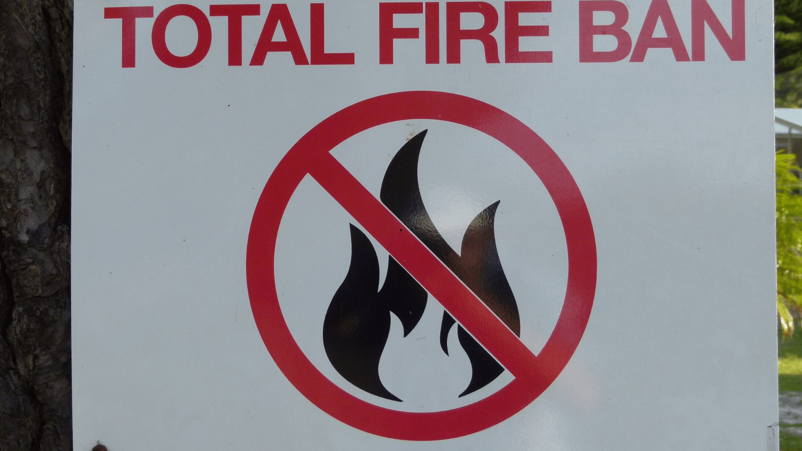 Forgetting to Check for Fire Bans