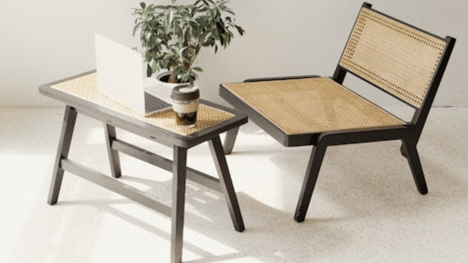 mid-century wooden side table